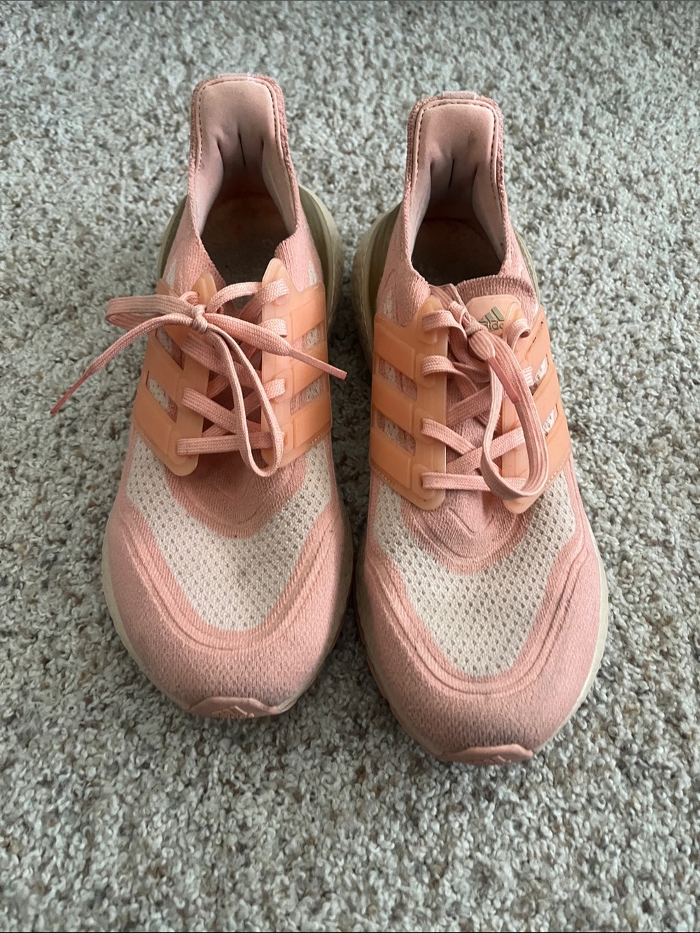 Adidas Ultraboost 21 Women's Running Shoes Ambient Blush FY3953 Size 9